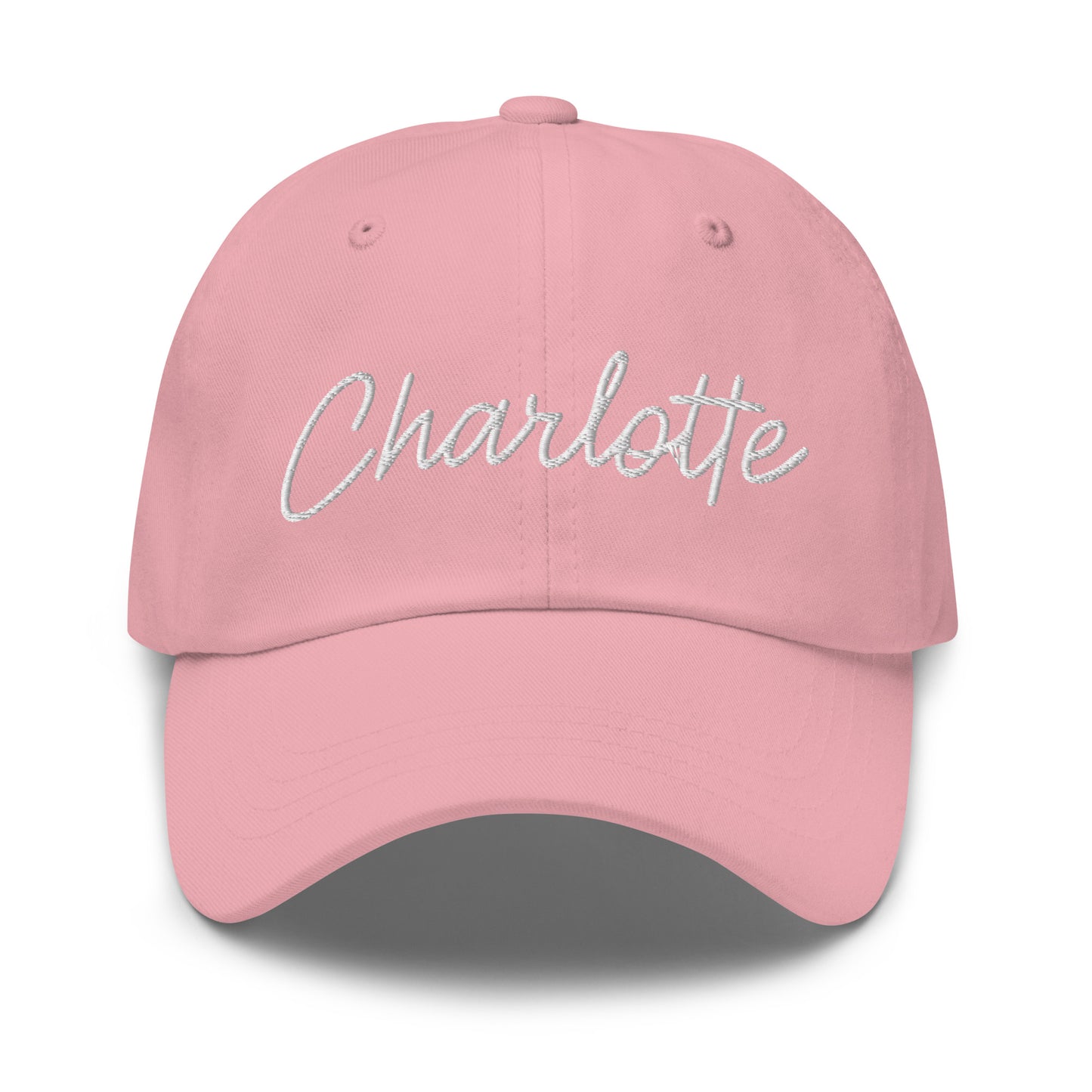 Charlotte Retro Script Dad Hat