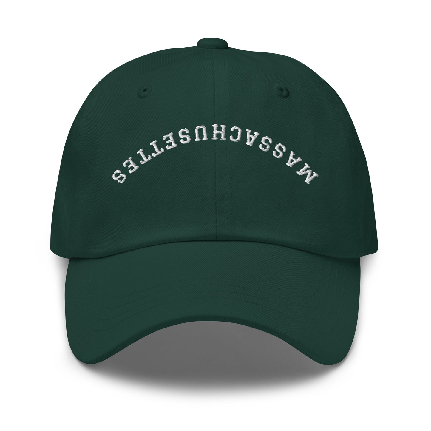 Massachusetts Upside Down Arch Dad Hat