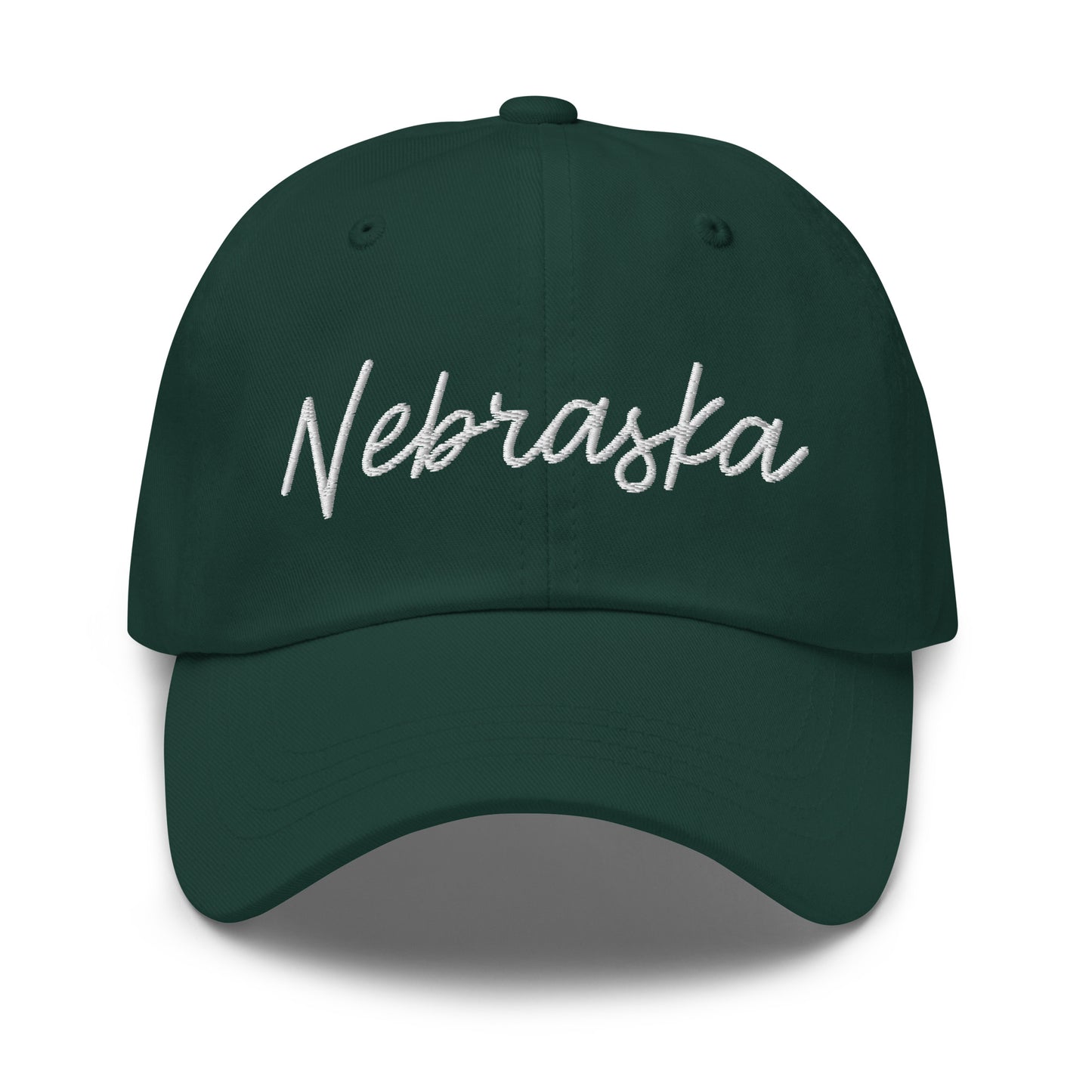 Nebraska Retro Script Dad Hat