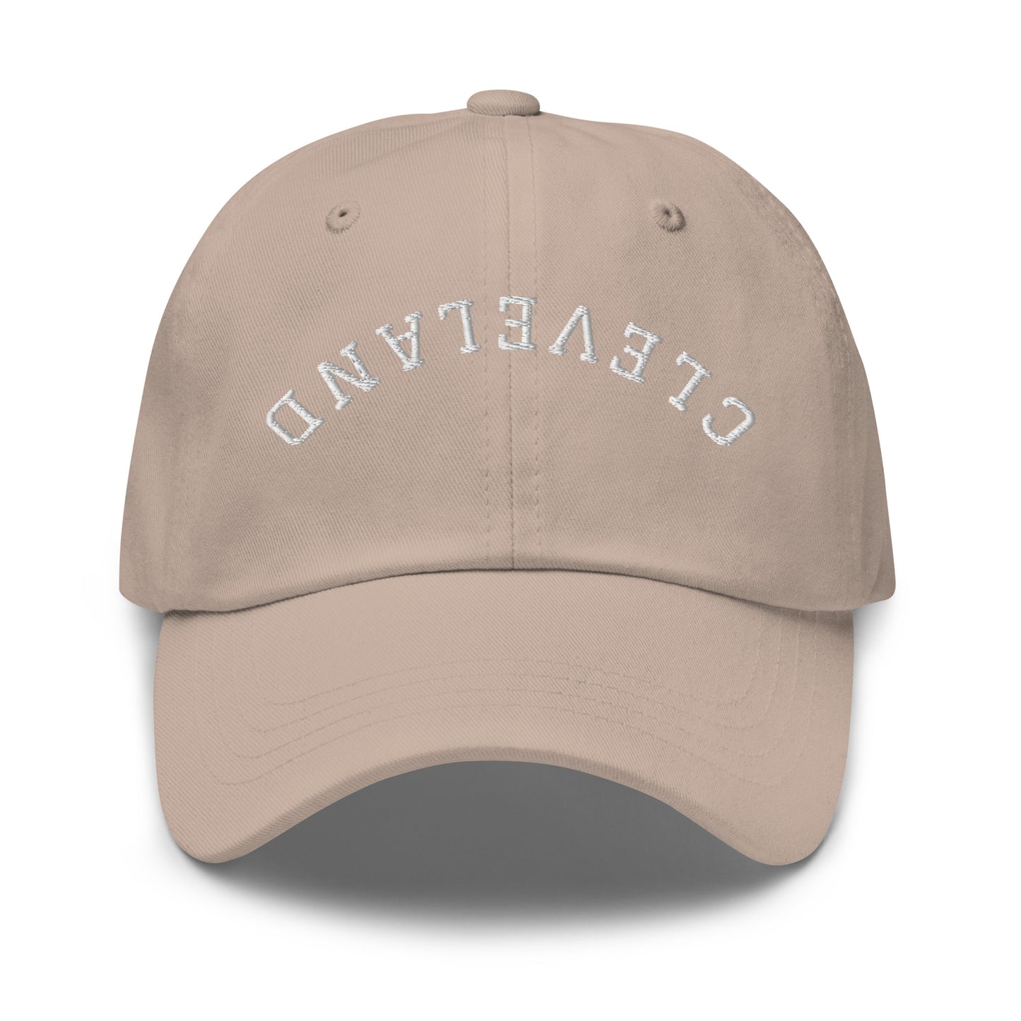 Cleveland Upside Down Arch Dad Hat