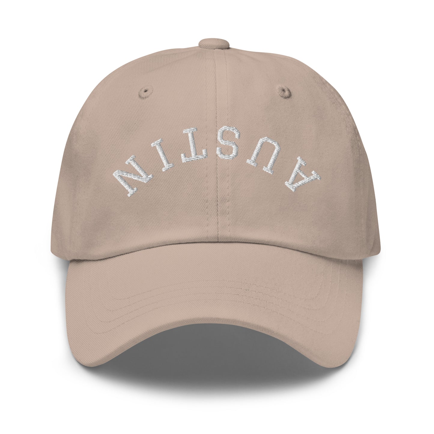 Austin Upside Down Arch Dad Hat