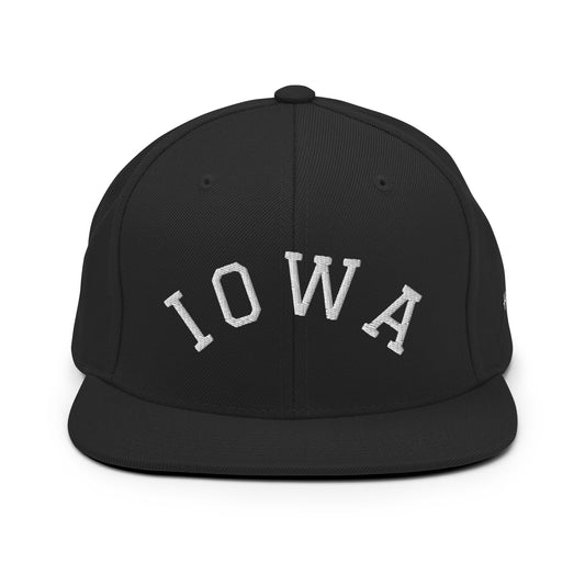 Iowa Arch 6 Panel Snapback Hat