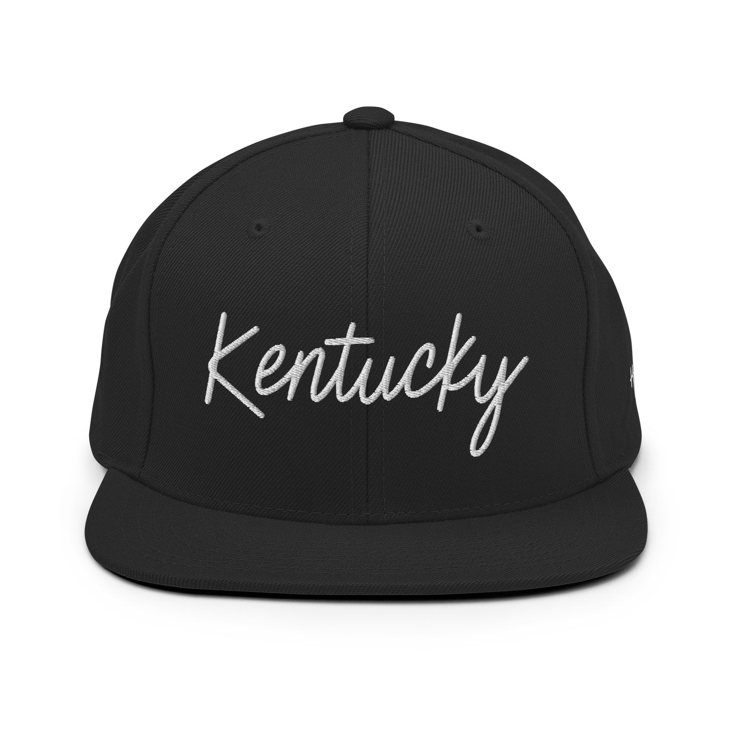 Kentucky Retro Script 6 Panel Snapback Hat