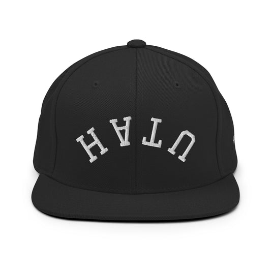 Utah Upside Down Arch 6 Panel Snapback Hat