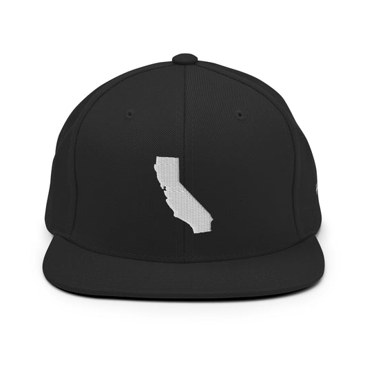 California State Silhouette 6 Panel Snapback Hat