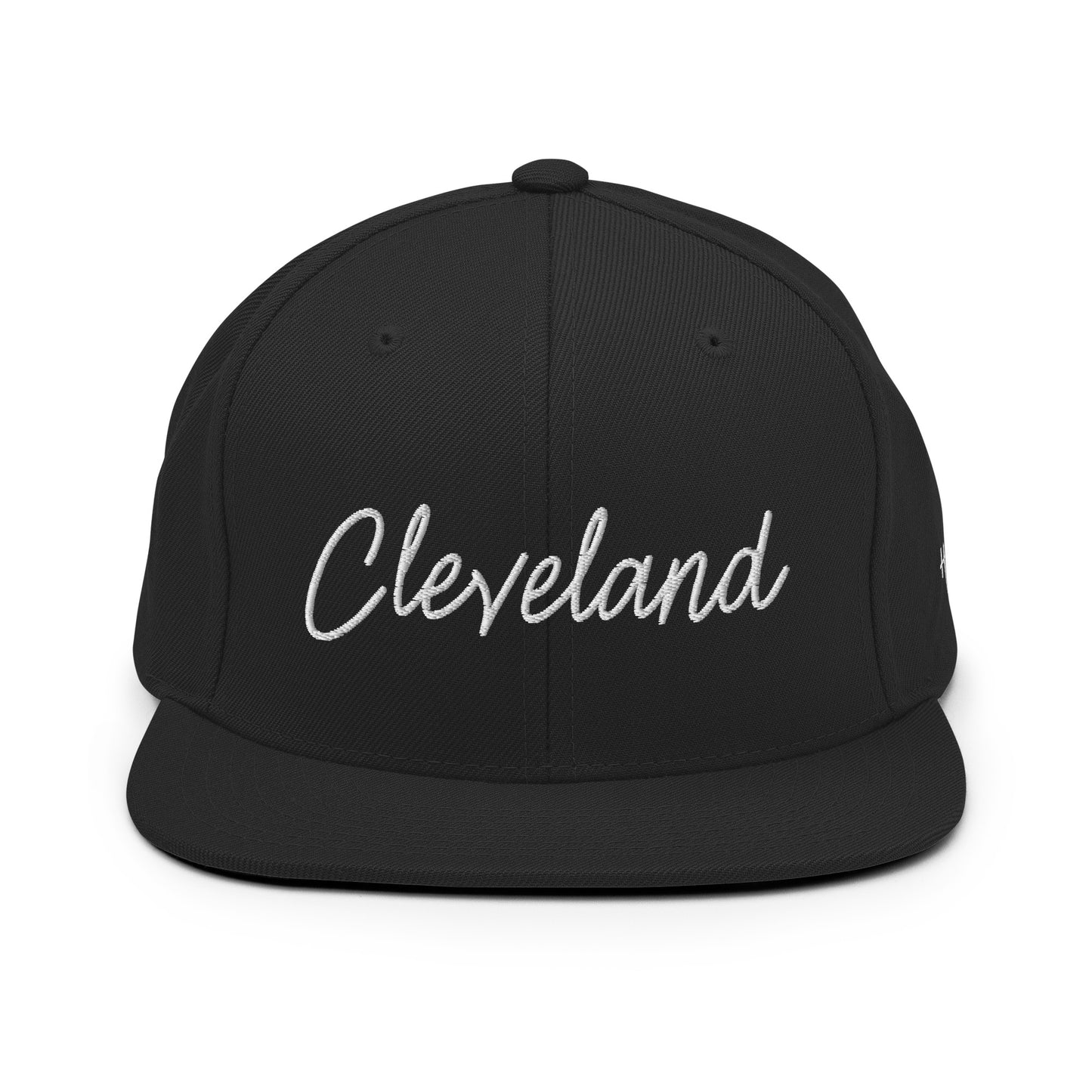 Cleveland Retro Script 6 Panel Snapback Hat