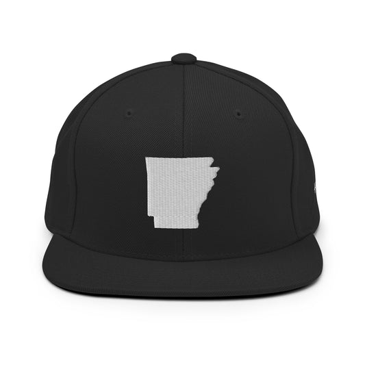 Arkansas State Silhouette 6 Panel Snapback Hat