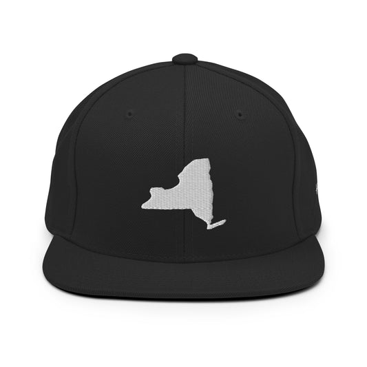 New York State Silhouette 6 Panel Snapback Hat