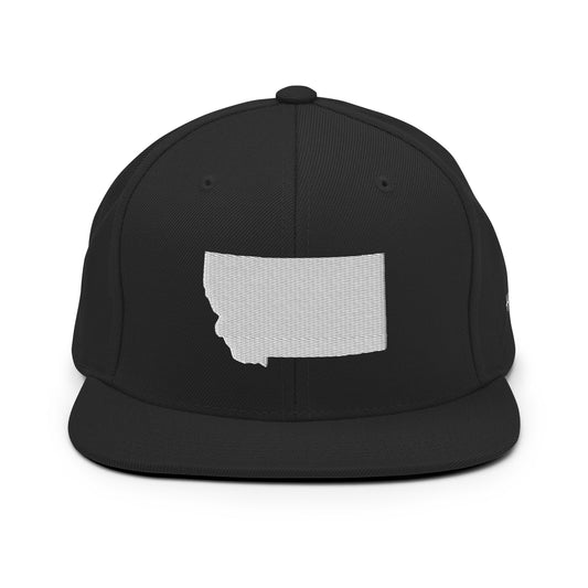 Montana State Silhouette 6 Panel Snapback Hat