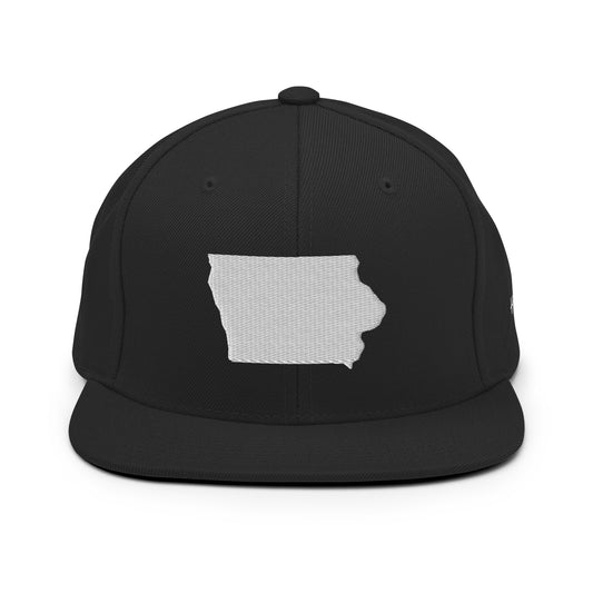 Iowa State Silhouette 6 Panel Snapback Hat