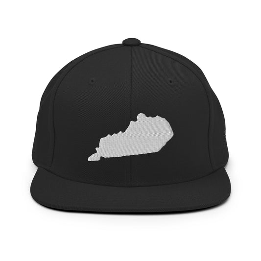 Kentucky State Silhouette 6 Panel Snapback Hat