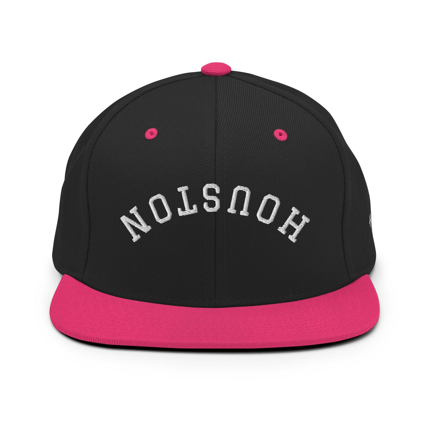 Houston Upside Down Arch 6 Panel Snapback Hat