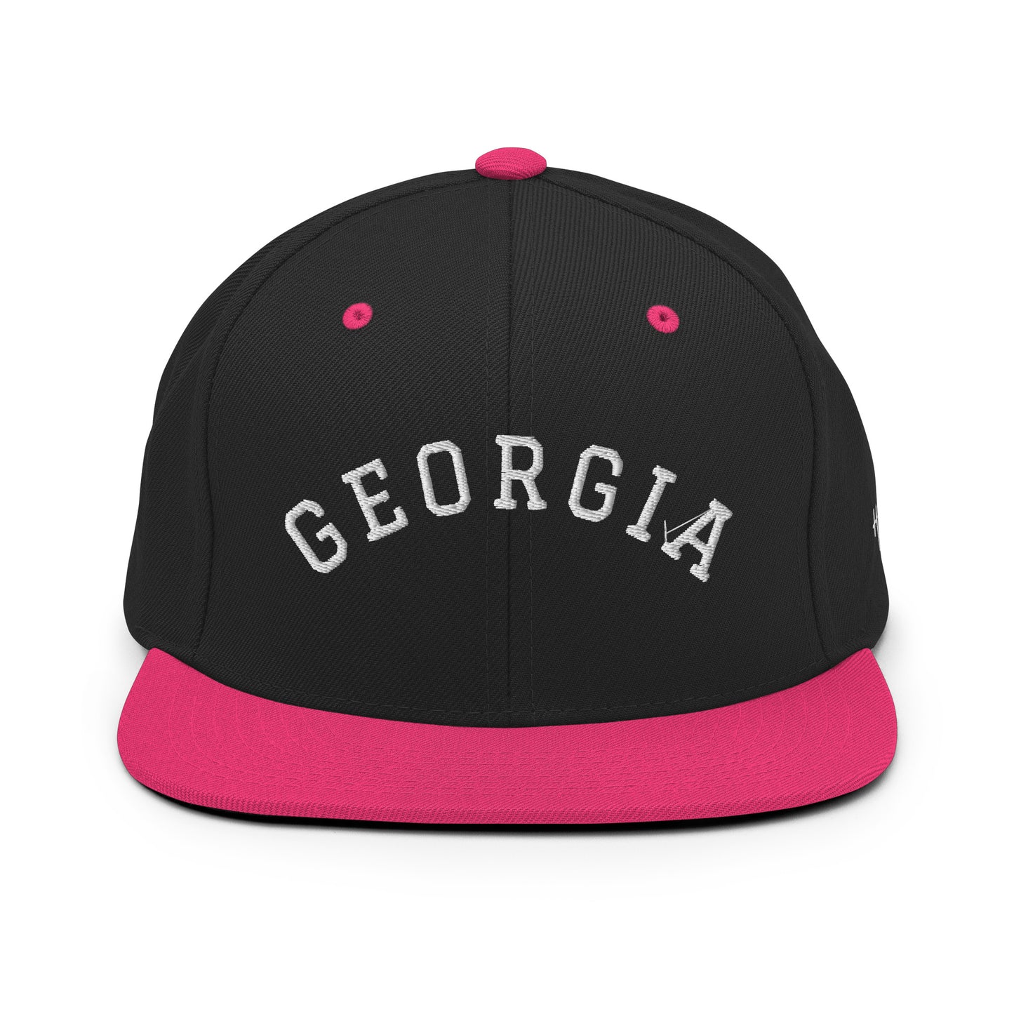 Georgia Arch 6 Panel Snapback Hat