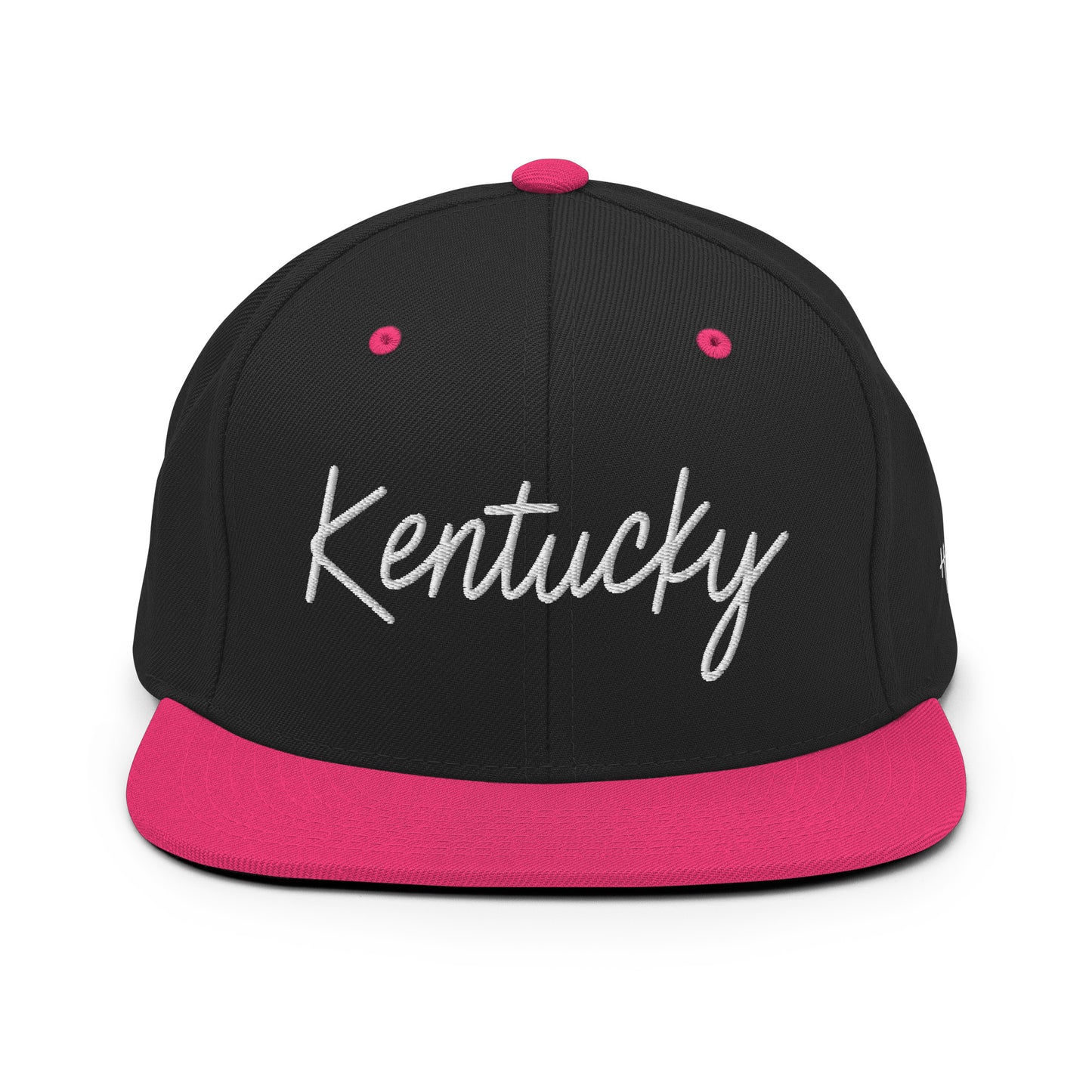 Kentucky Retro Script 6 Panel Snapback Hat