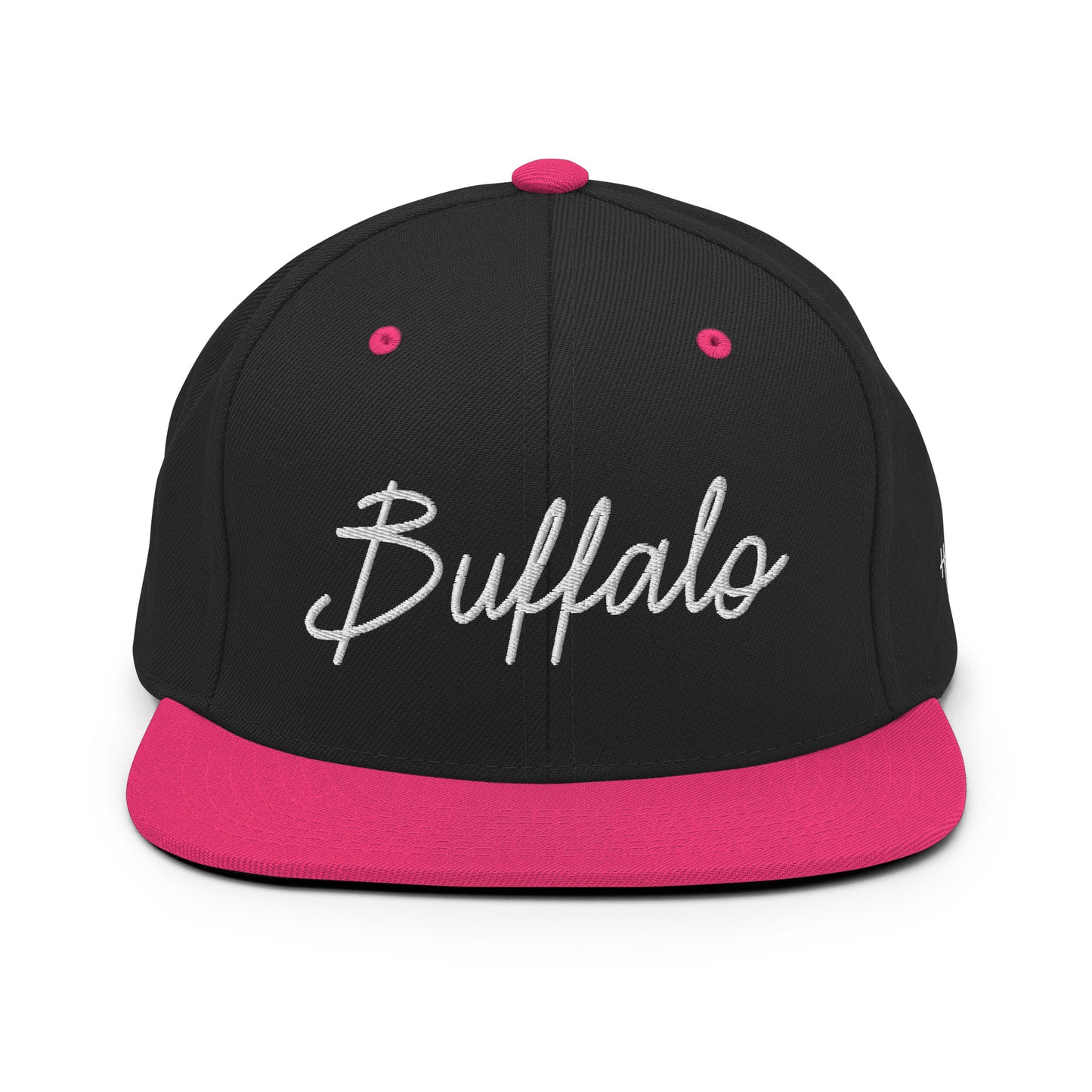 Buffalo Retro Script 6 Panel Snapback Hat