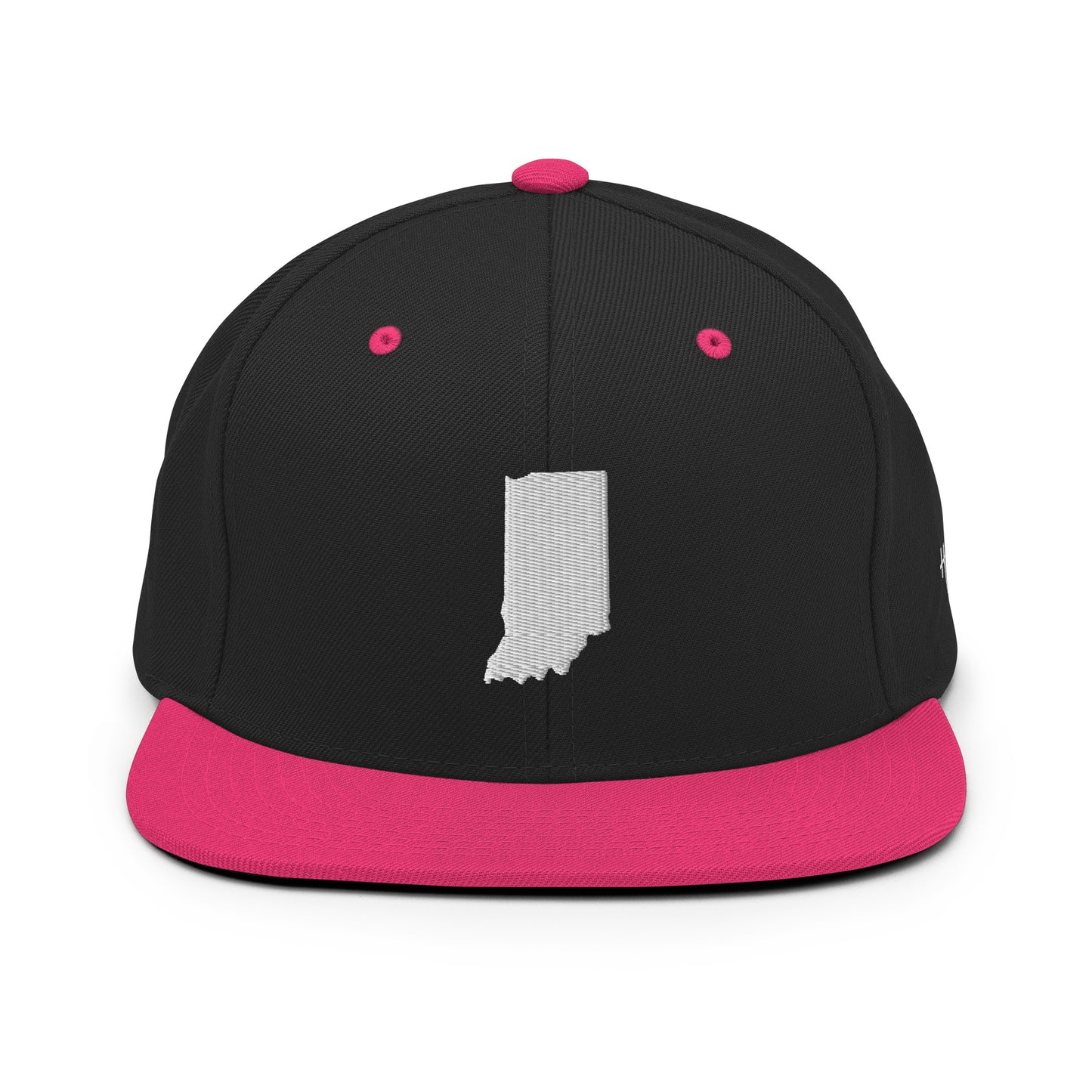 Indiana State Silhouette 6 Panel Snapback Hat