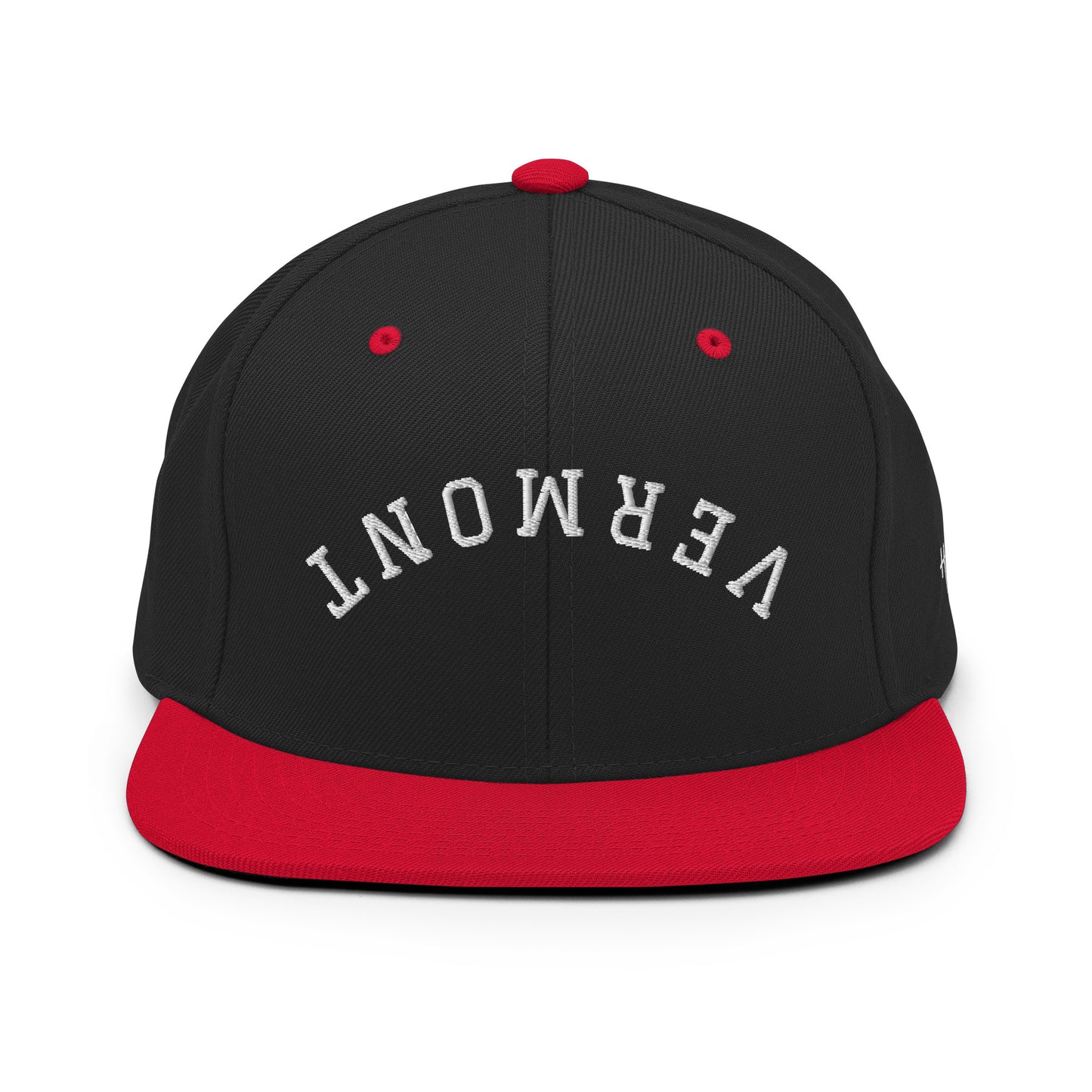 Vermont Upside Down Arch 6 Panel Snapback Hat