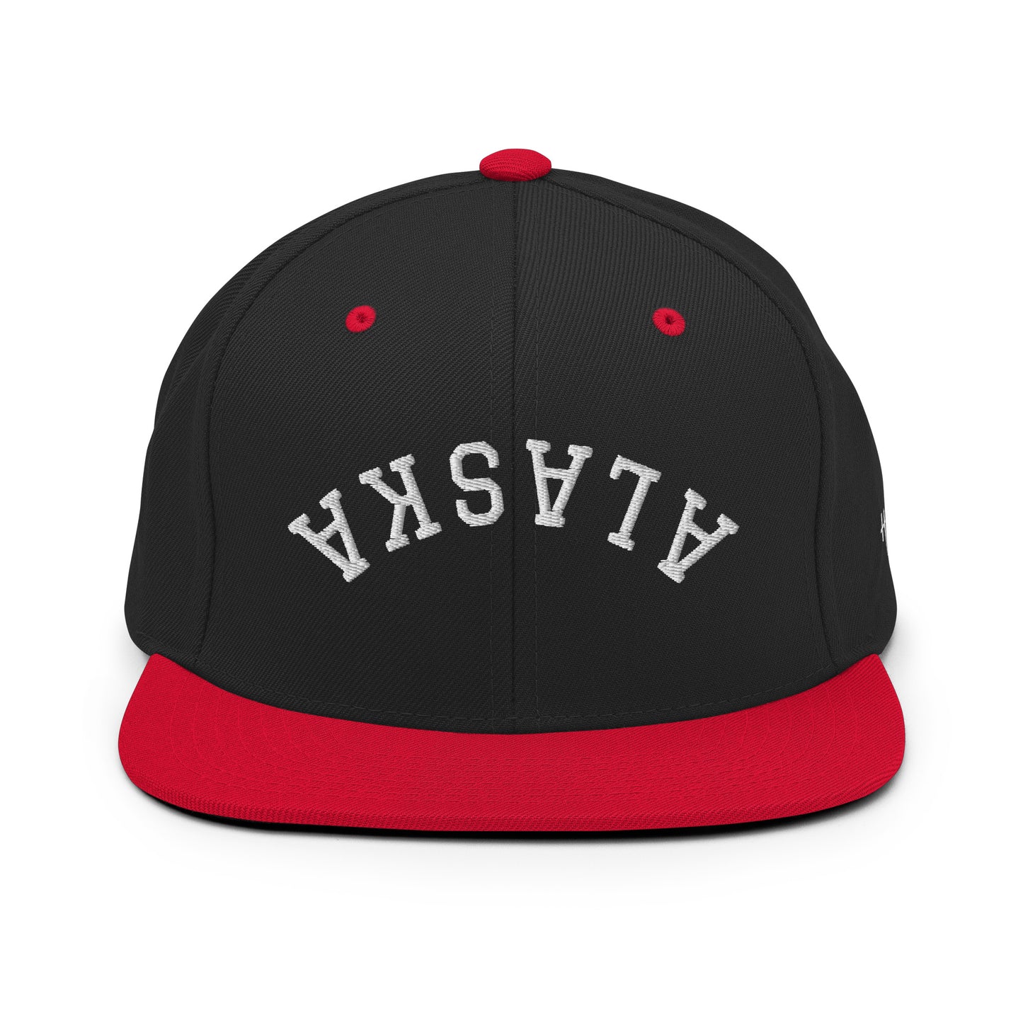 Alaska Upside Down Arch 6 Panel Snapback Hat