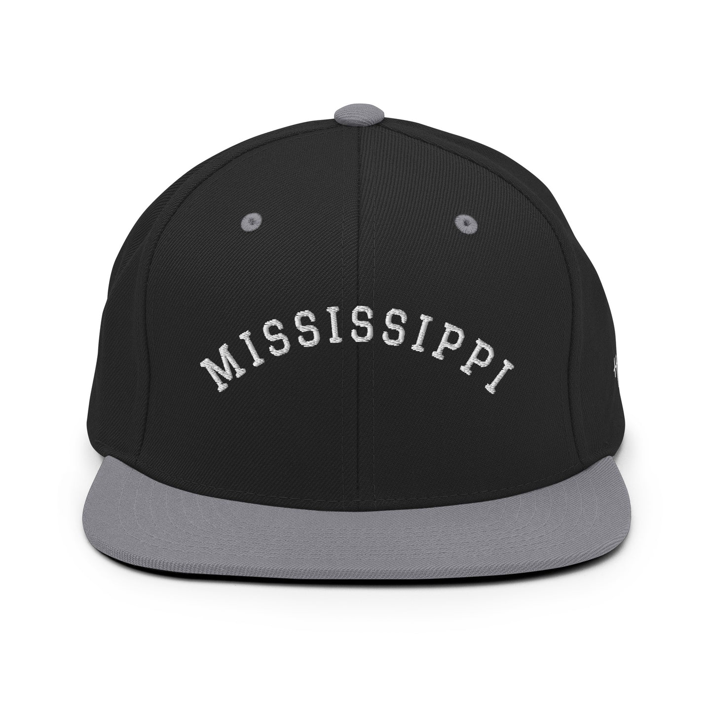 Mississippi Arch 6 Panel Snapback Hat