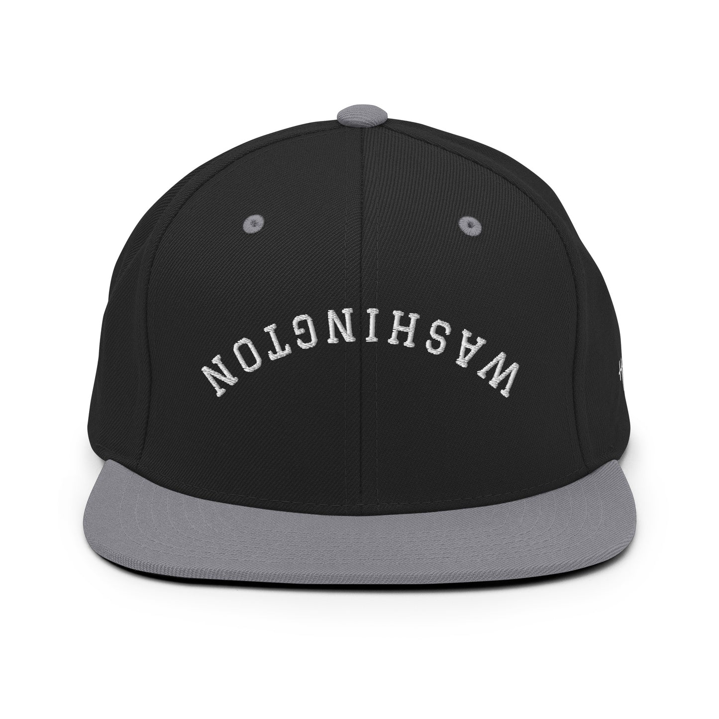 Washington Upside Down Arch 6 Panel Snapback Hat