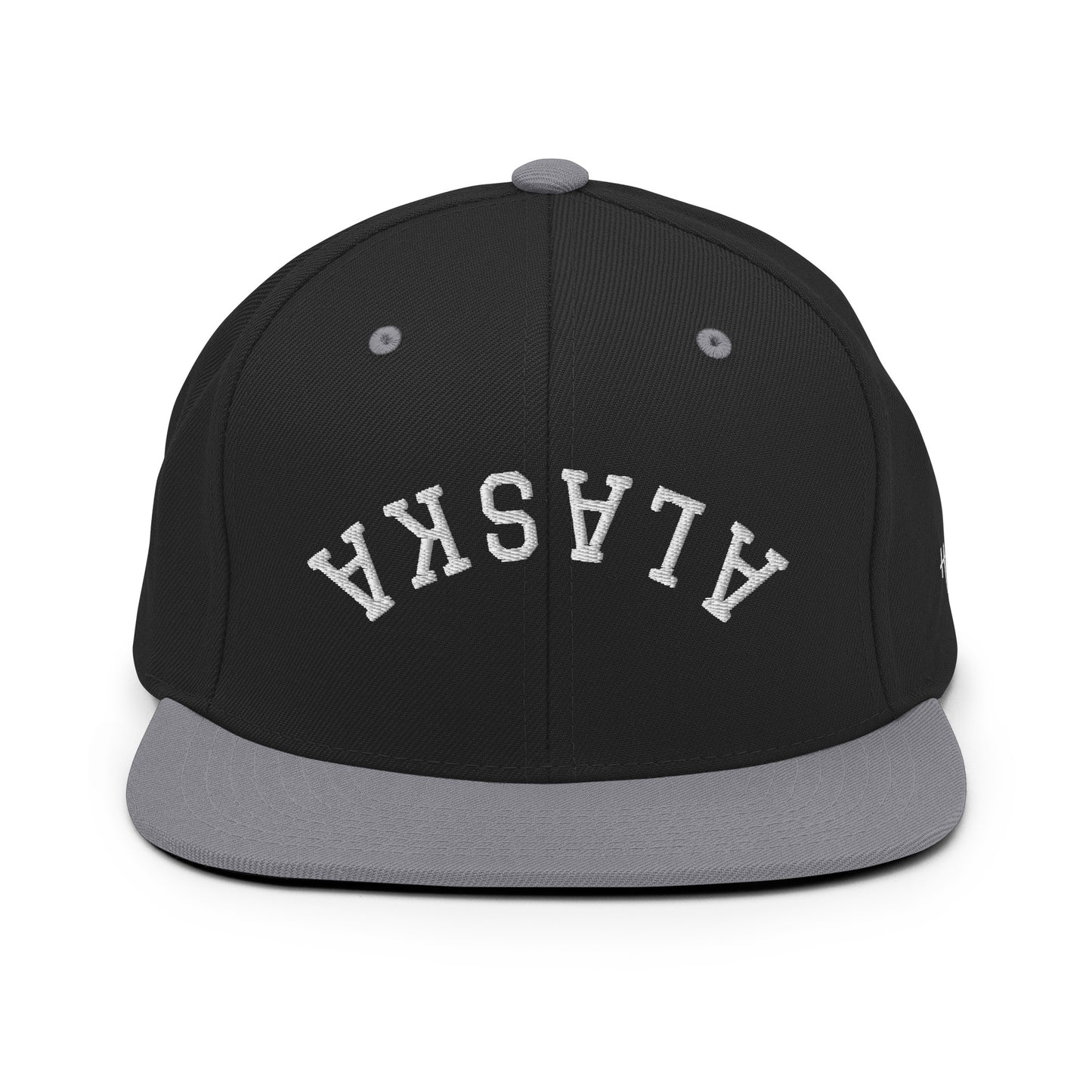 Alaska Upside Down Arch 6 Panel Snapback Hat