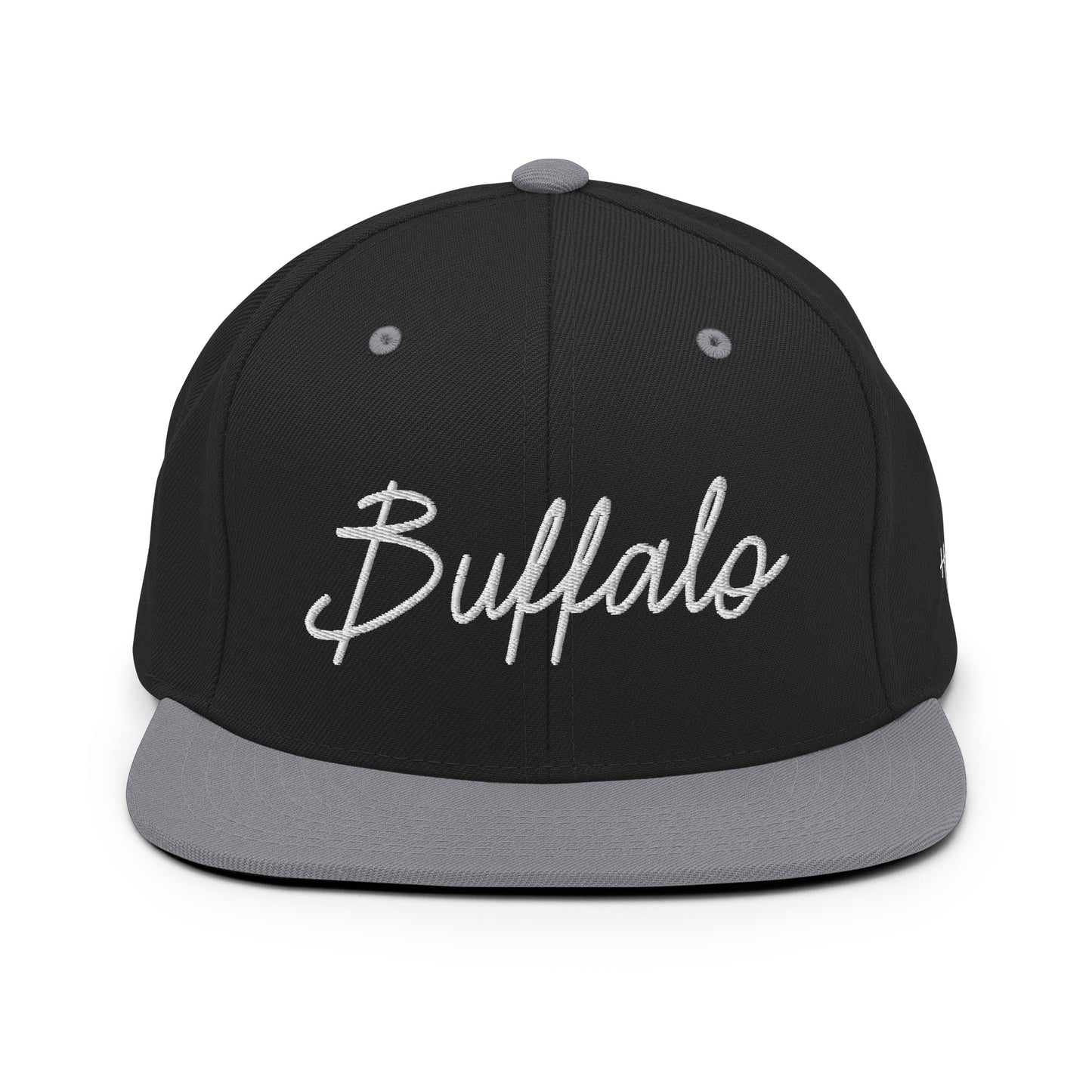 Buffalo Retro Script 6 Panel Snapback Hat