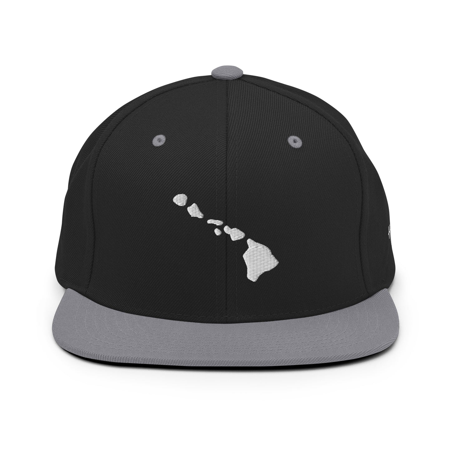 Hawaii State Silhouette 6 Panel Snapback Hat