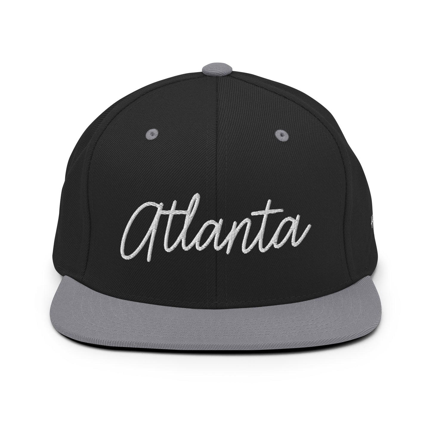 Atlanta Retro Script 6 Panel Snapback Hat