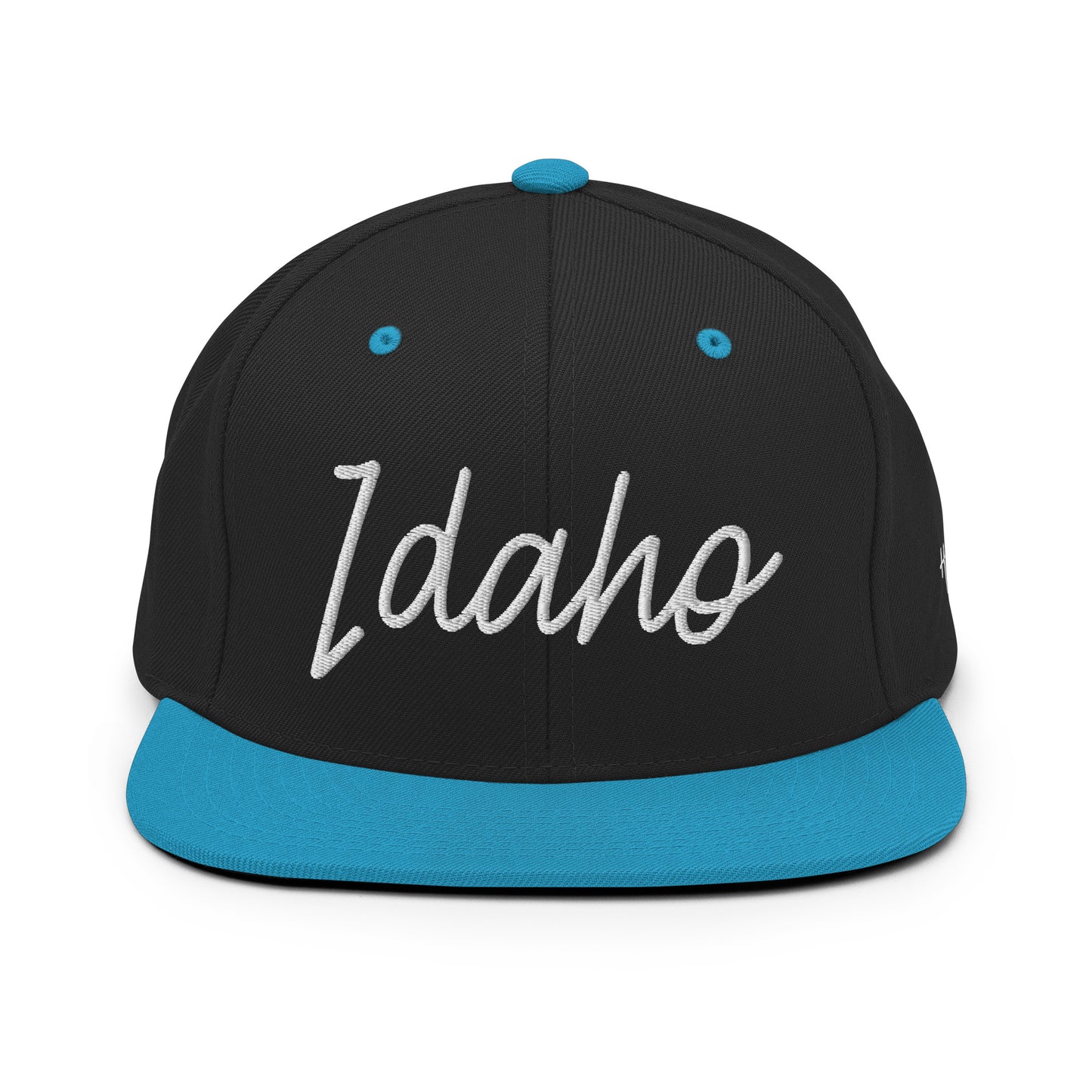 Idaho Retro Script 6 Panel Snapback Hat
