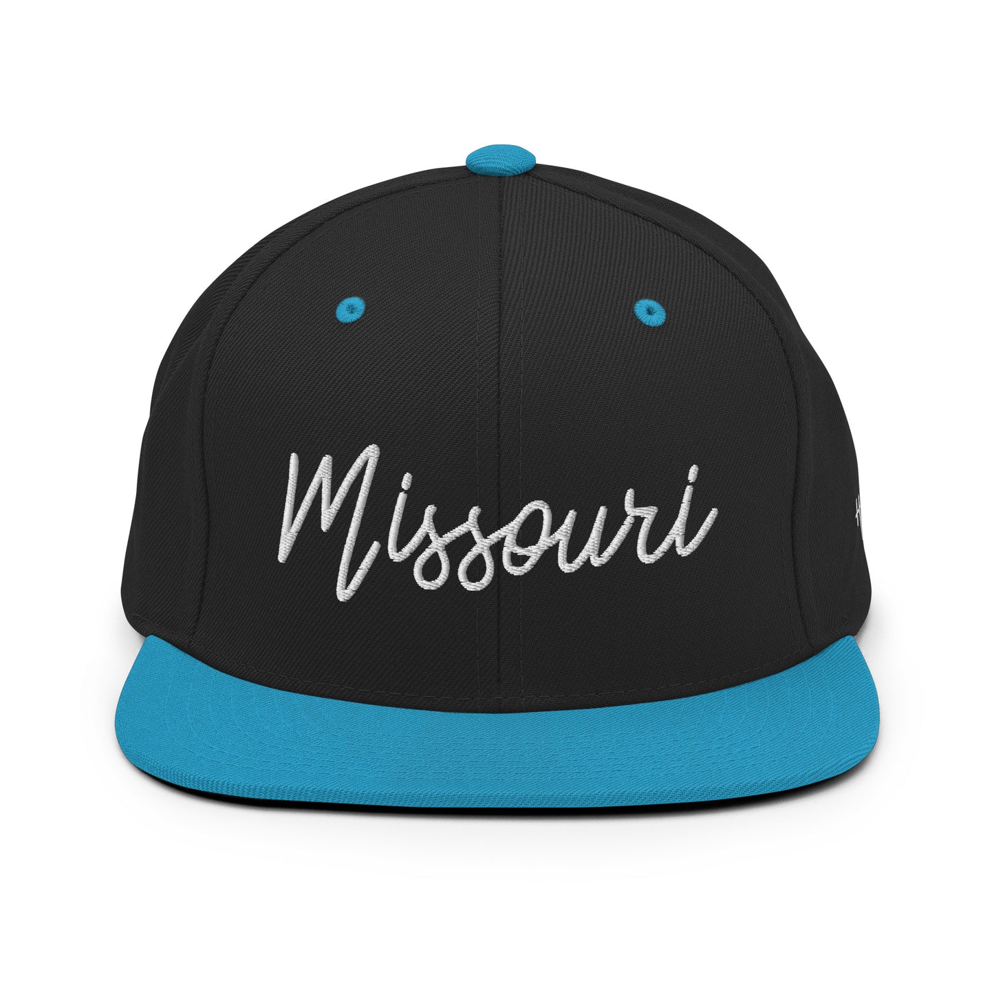 Missouri Retro Script 6 Panel Snapback Hat