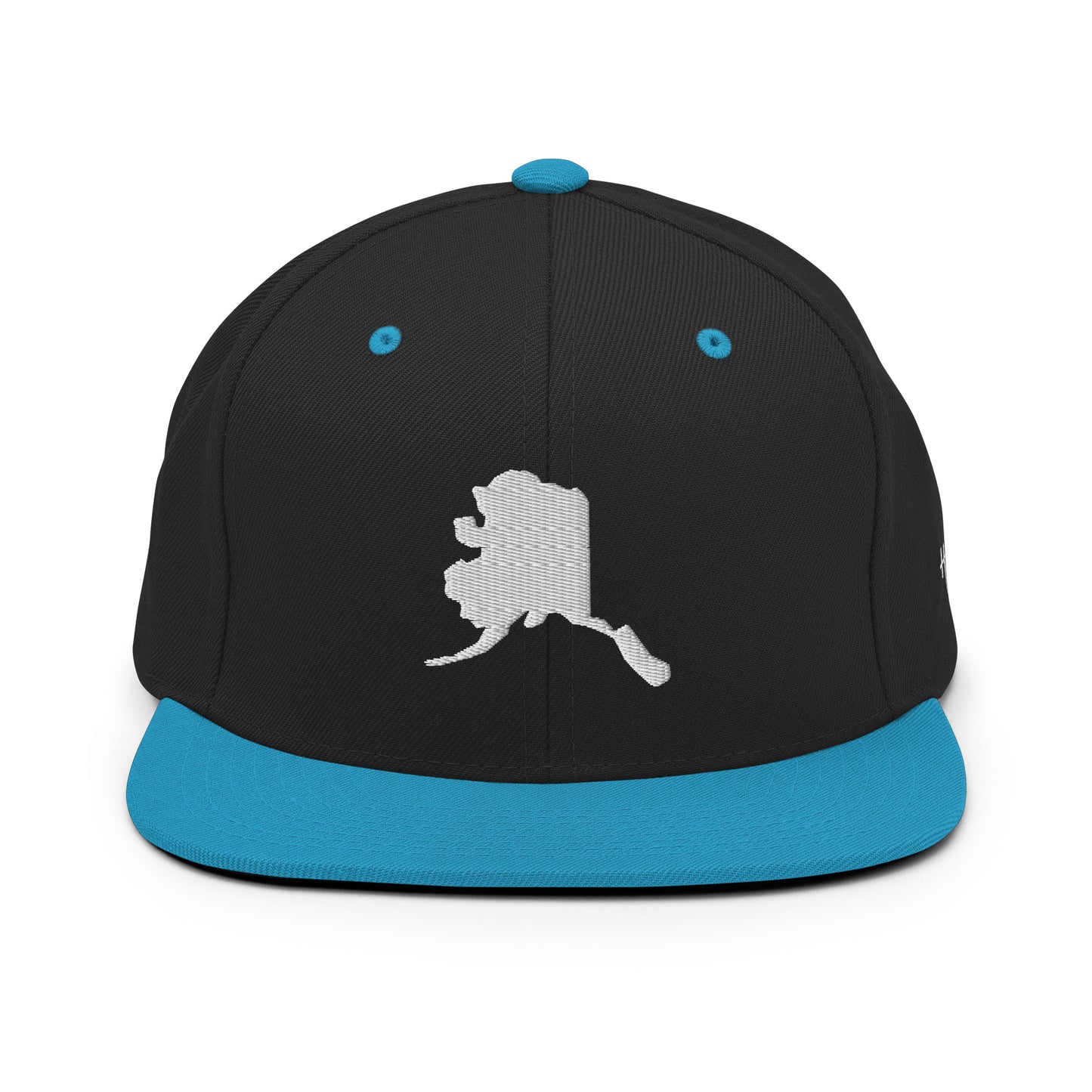 Alaska State Silhouette 6 Panel Snapback Hat