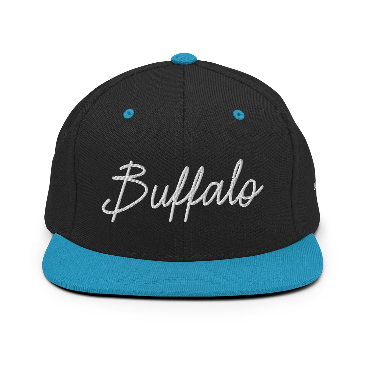 Buffalo Retro Script 6 Panel Snapback Hat