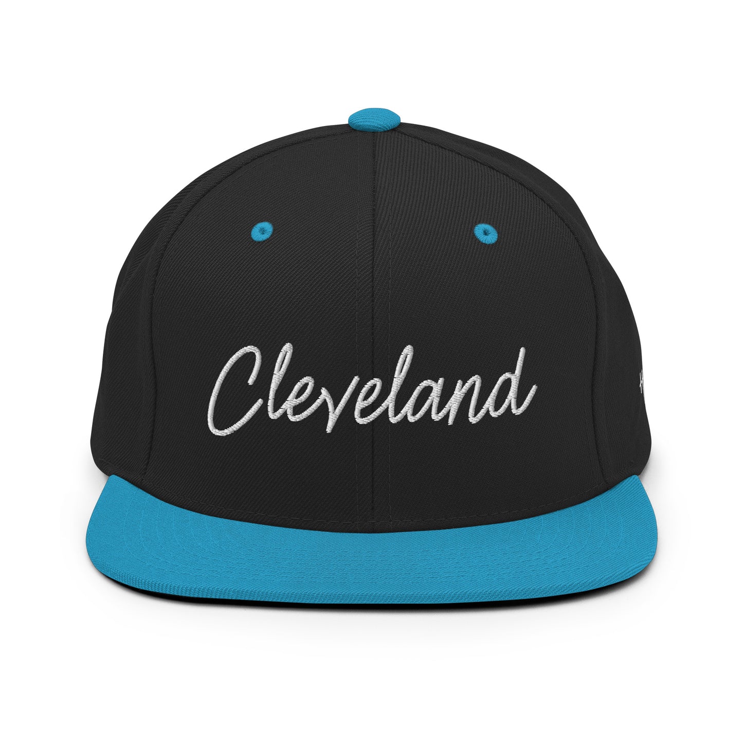 Cleveland Retro Script 6 Panel Snapback Hat