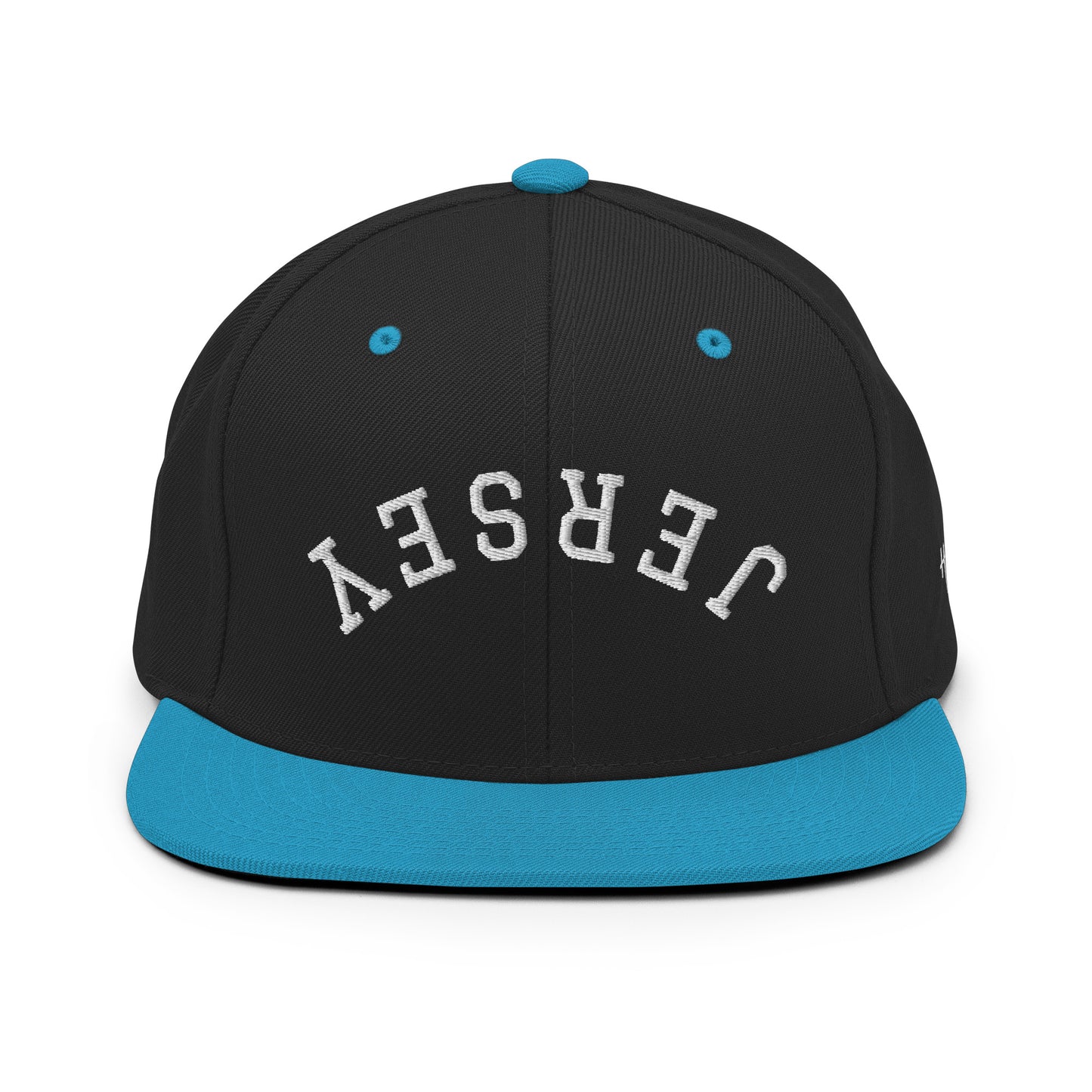 New Jersey "Jersey" Upside Down Arch 6 Panel Snapback Hat