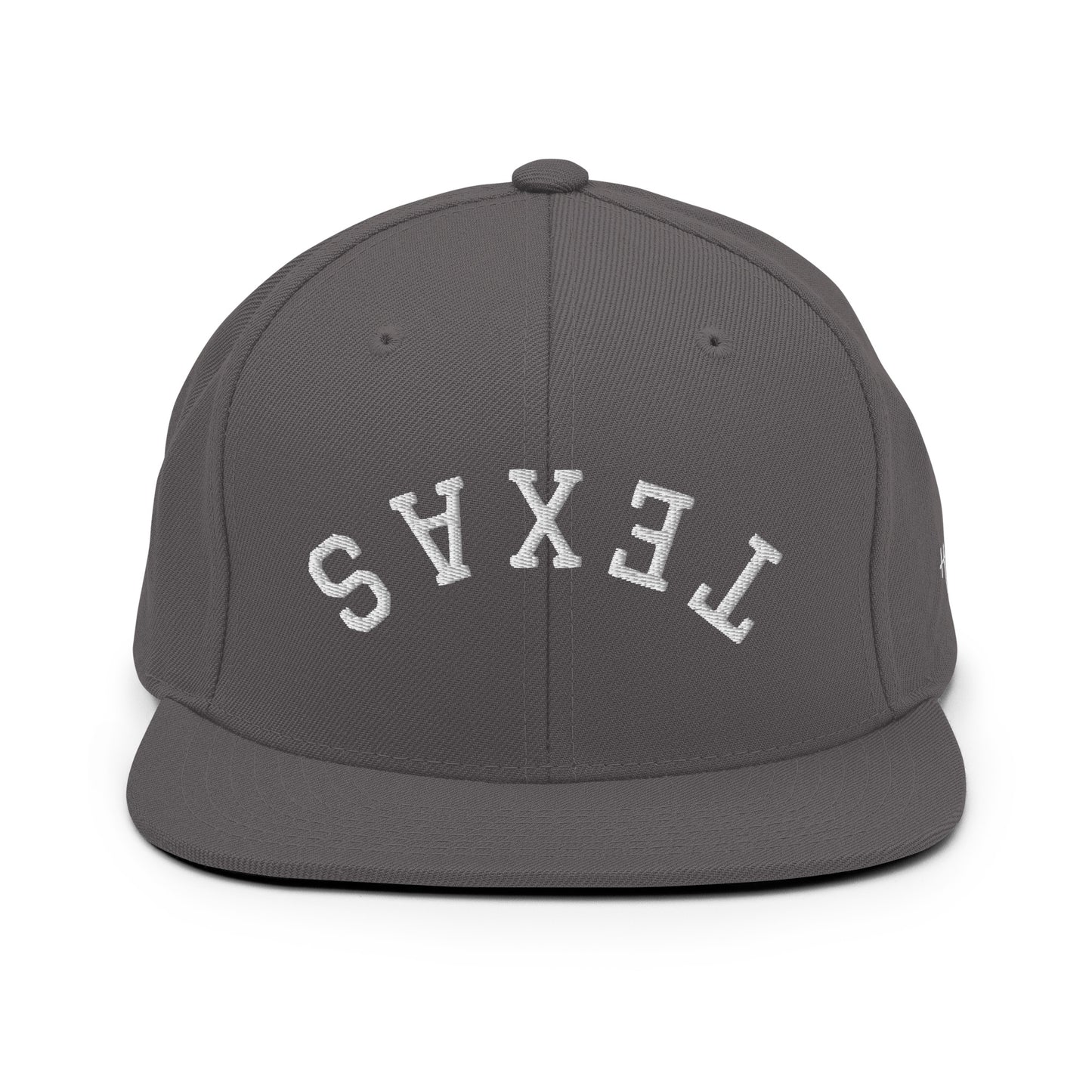 Texas Upside Down Arch 6 Panel Snapback Hat