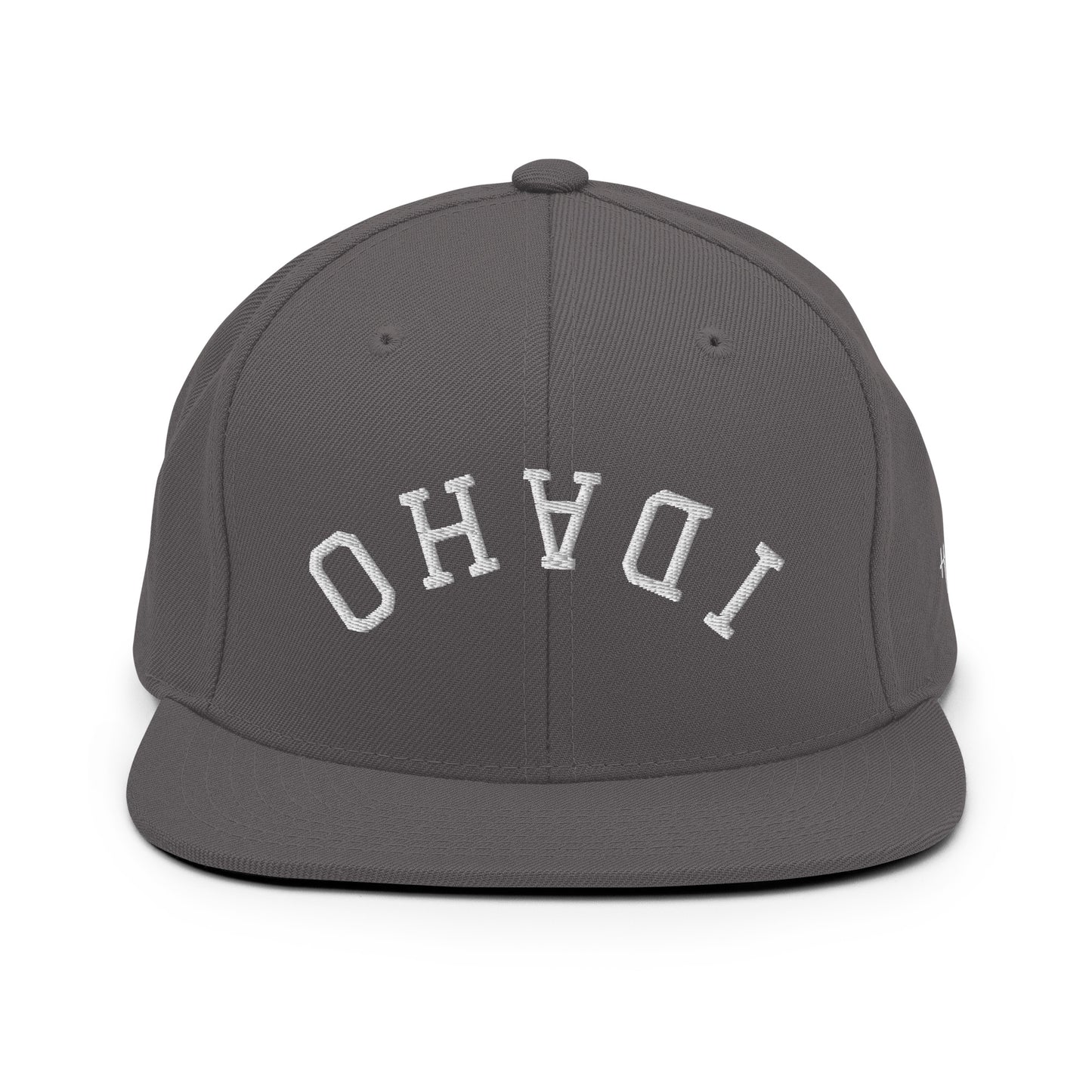 Idaho Upside Down Arch 6 Panel Snapback Hat