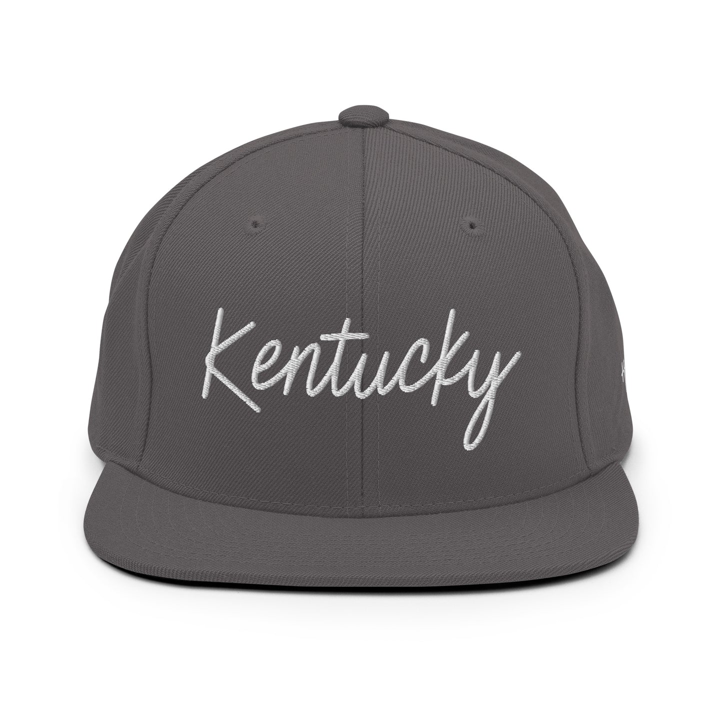 Kentucky Retro Script 6 Panel Snapback Hat