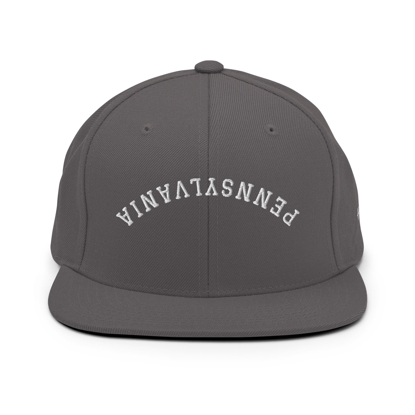 Pennsylvania Upside Down Arch 6 Panel Snapback Hat