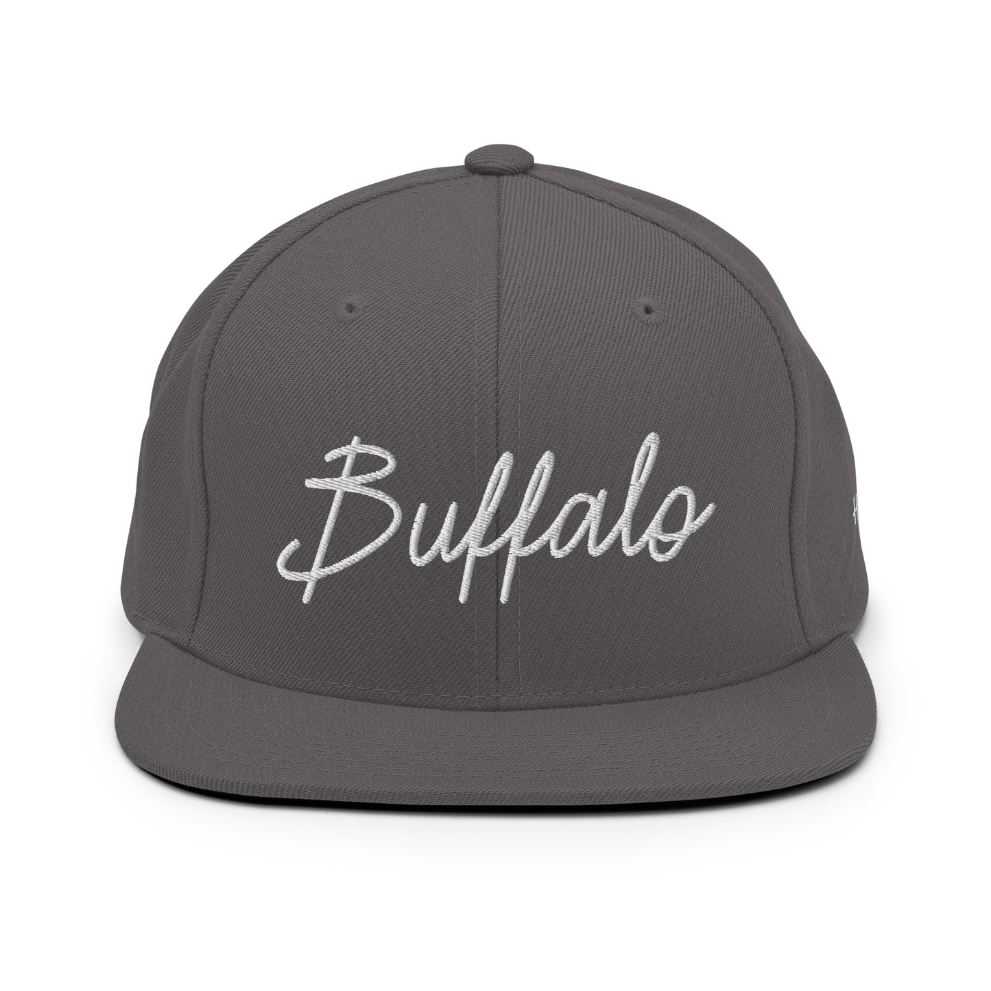 Buffalo Retro Script 6 Panel Snapback Hat