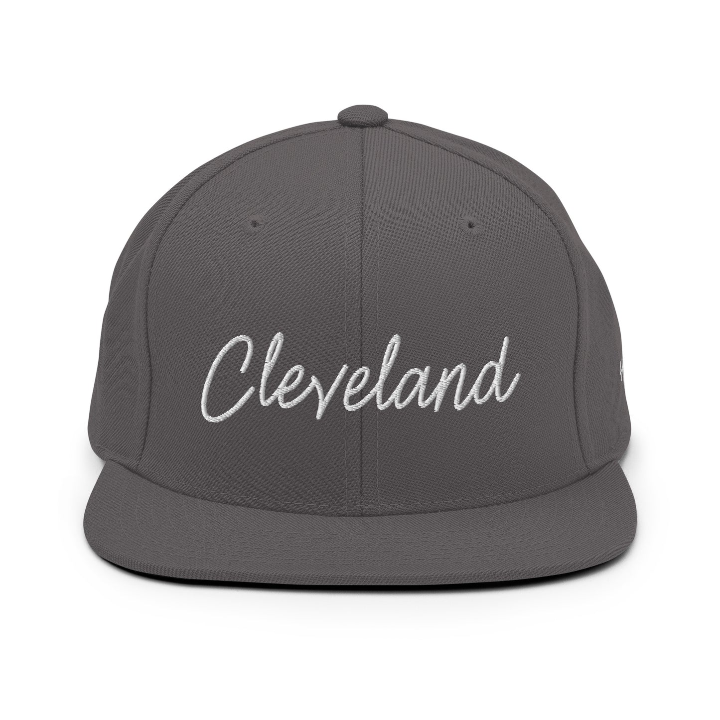 Cleveland Retro Script 6 Panel Snapback Hat