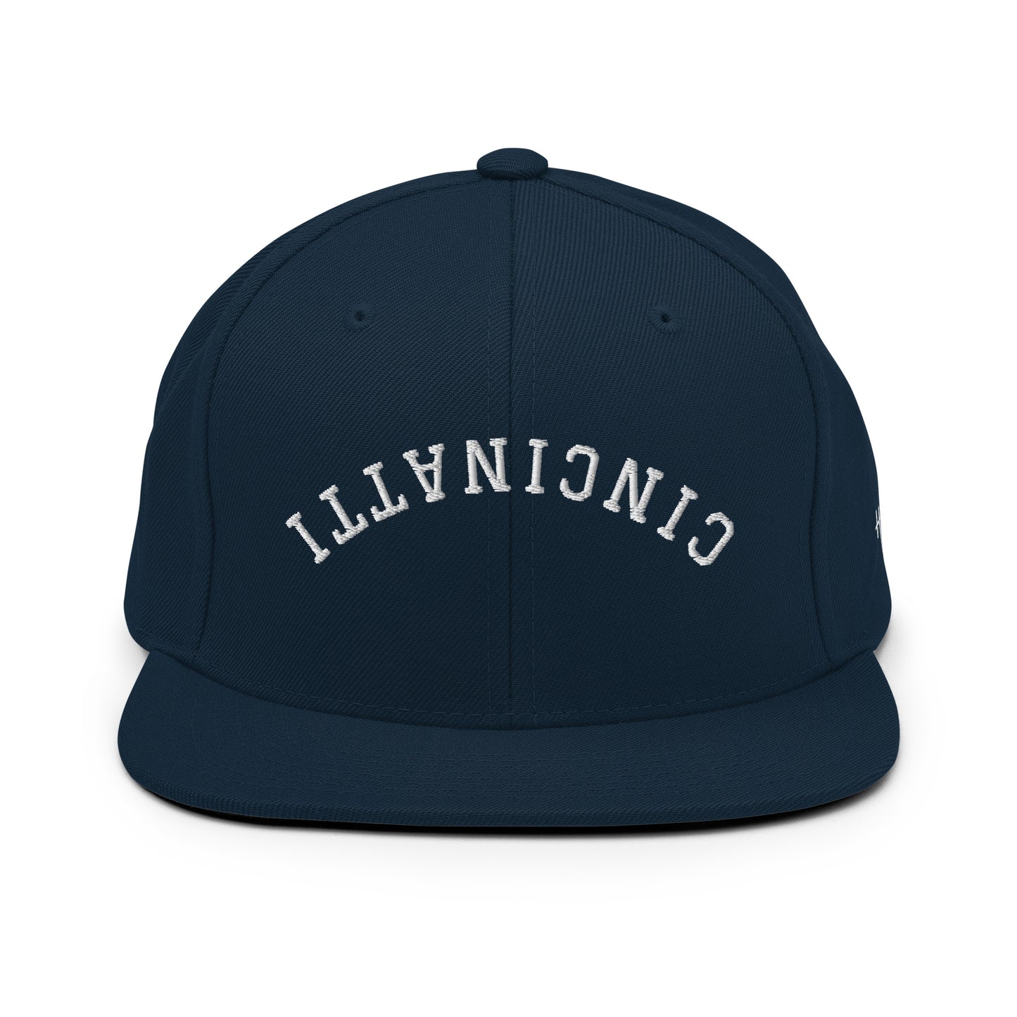 Cincinnati Upside Down Arch 6 Panel Snapback Hat