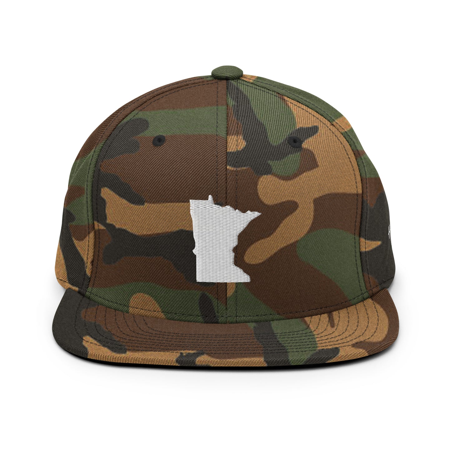 Minnesota State Silhouette 6 Panel Snapback Hat