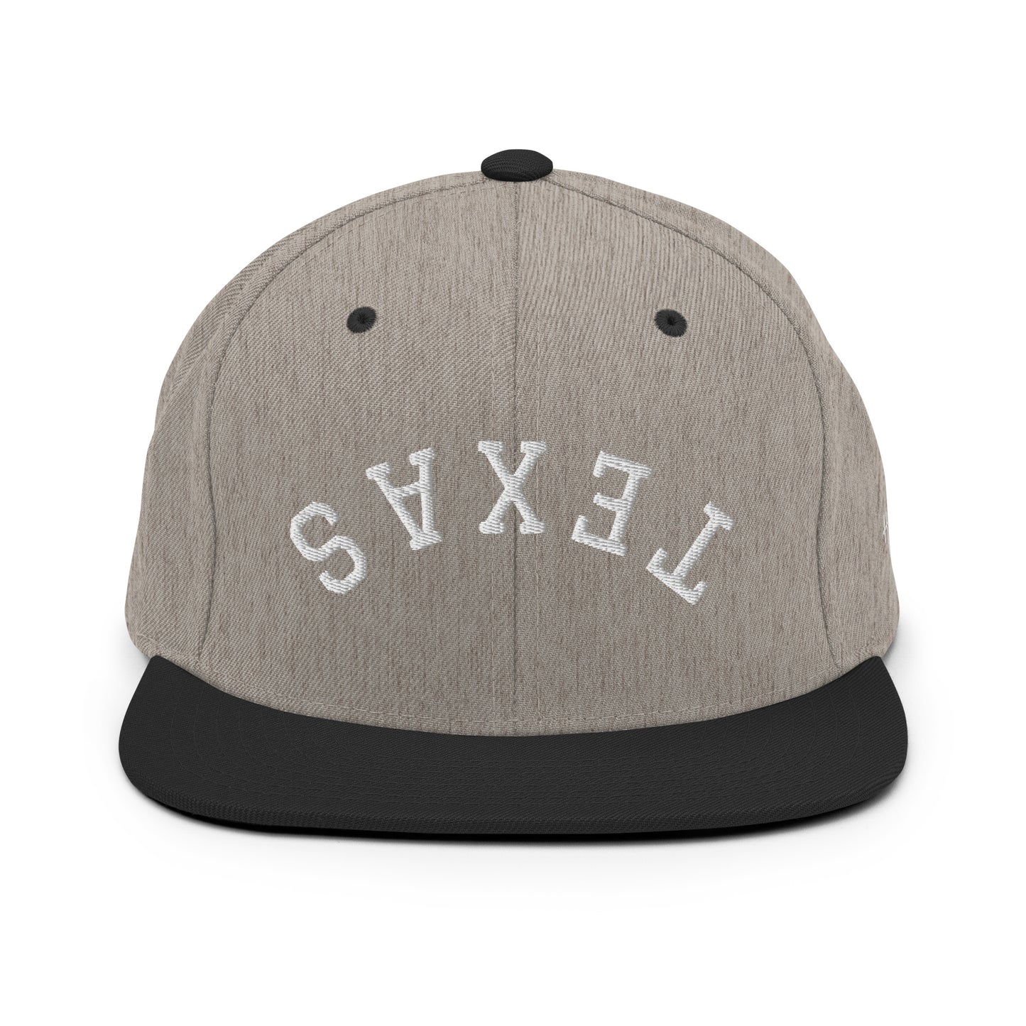 Texas Upside Down Arch 6 Panel Snapback Hat