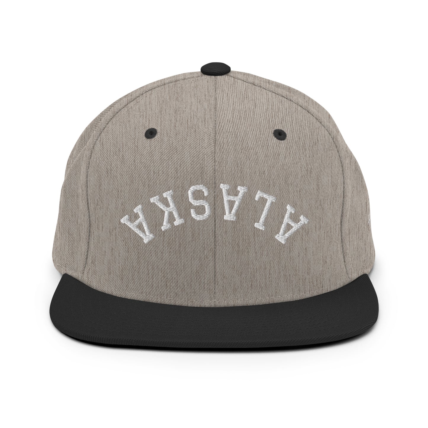 Alaska Upside Down Arch 6 Panel Snapback Hat