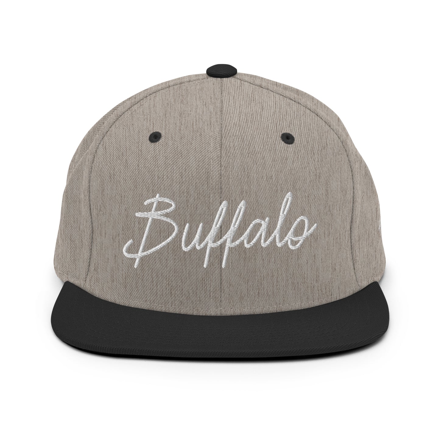 Buffalo Retro Script 6 Panel Snapback Hat