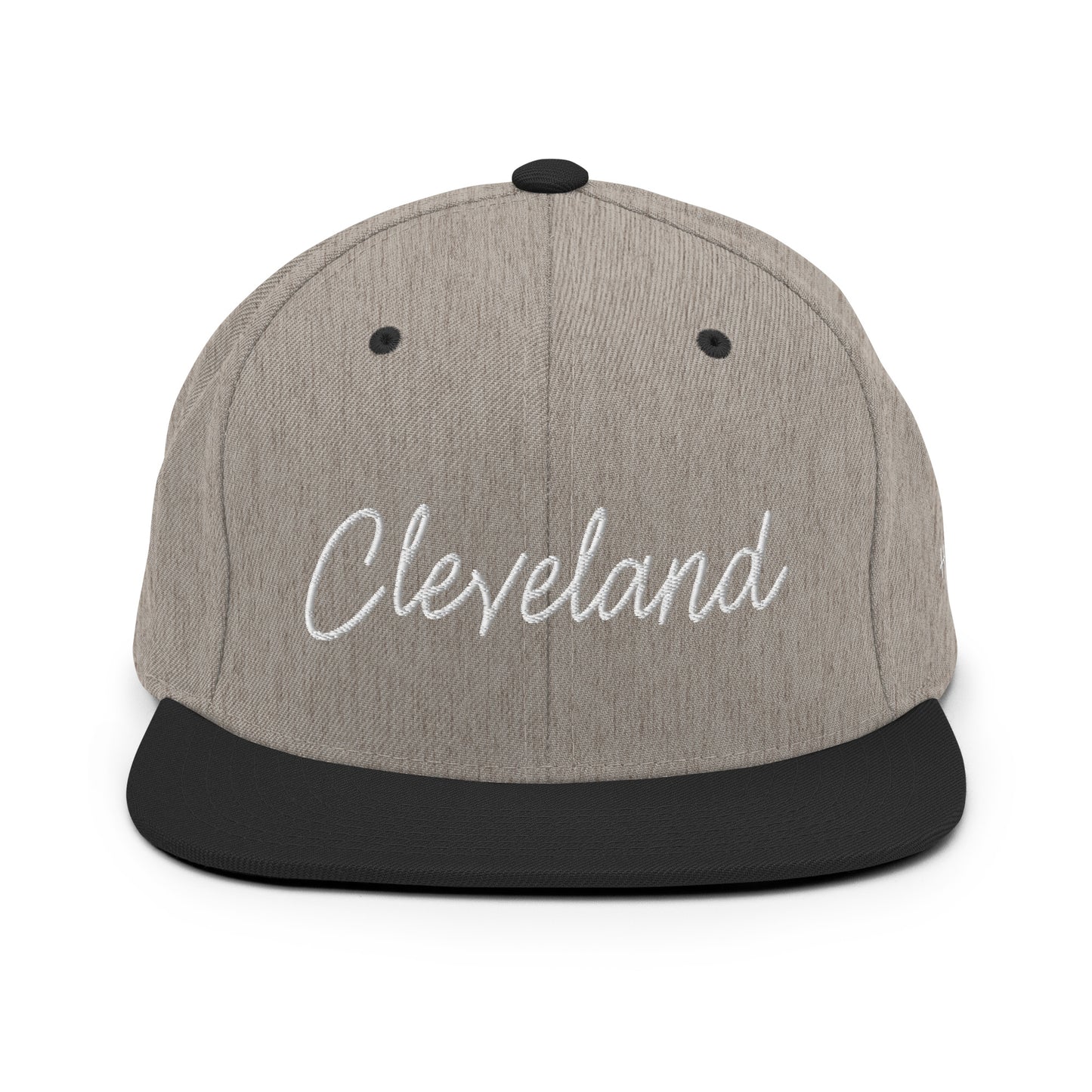 Cleveland Retro Script 6 Panel Snapback Hat