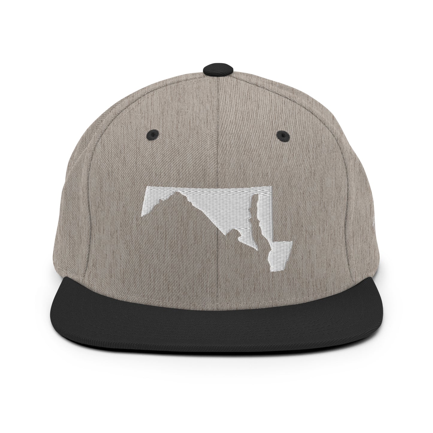 Maryland State Silhouette 6 Panel Snapback Hat