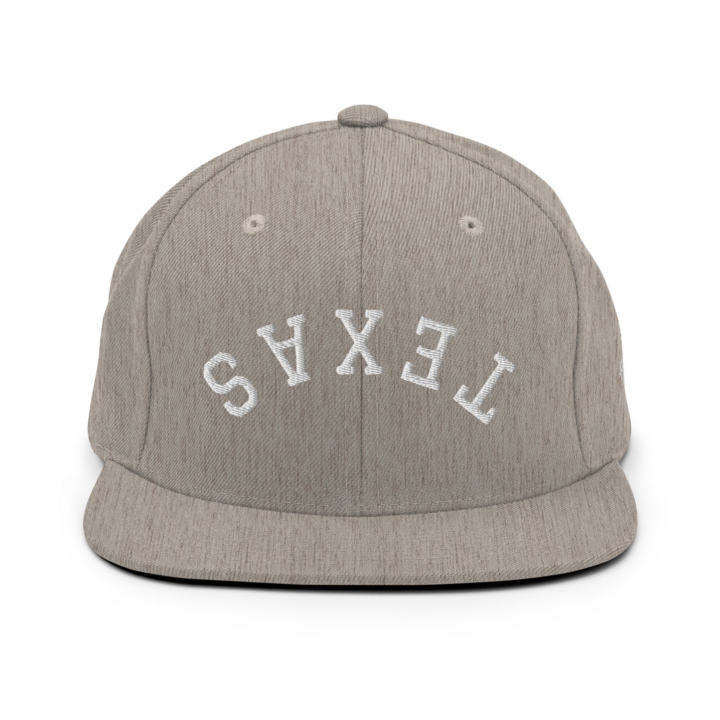 Texas Upside Down Arch 6 Panel Snapback Hat