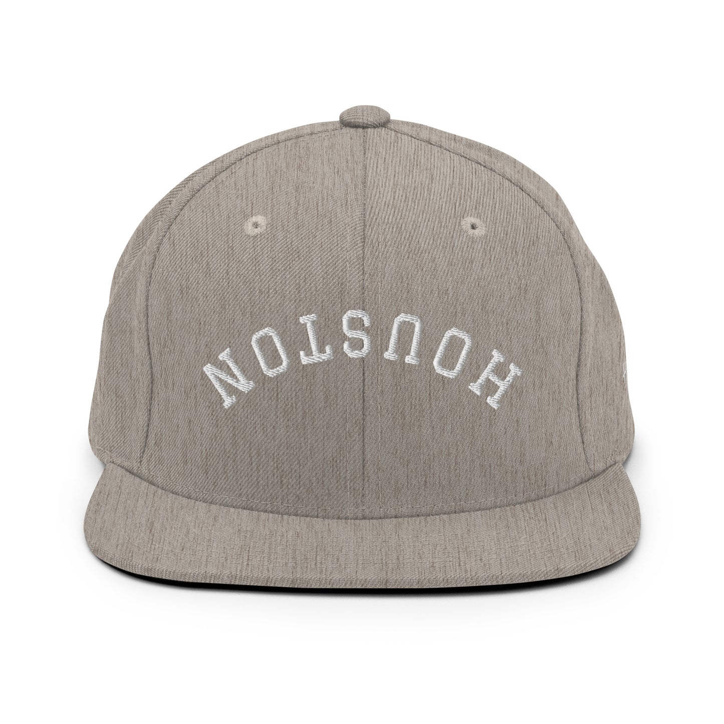 Houston Upside Down Arch 6 Panel Snapback Hat