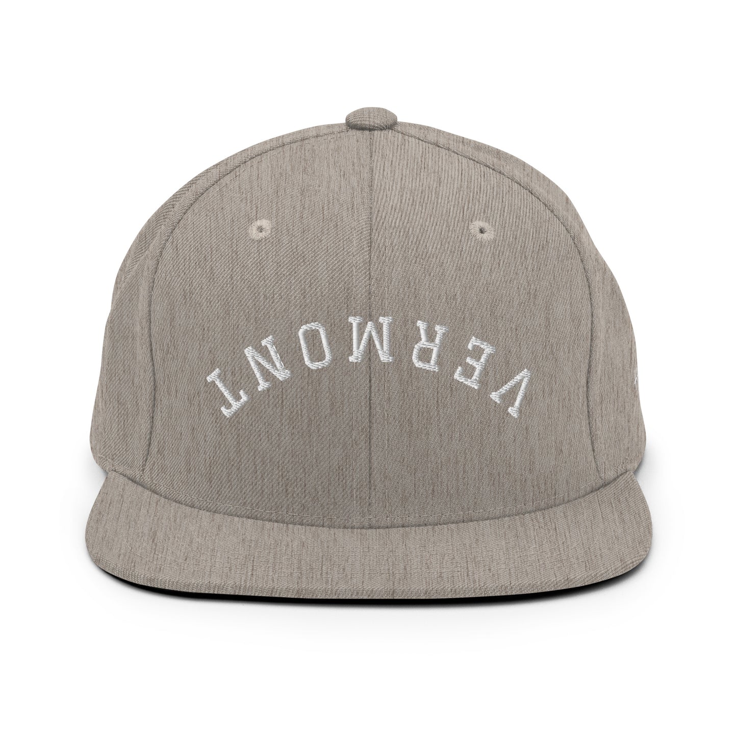 Vermont Upside Down Arch 6 Panel Snapback Hat